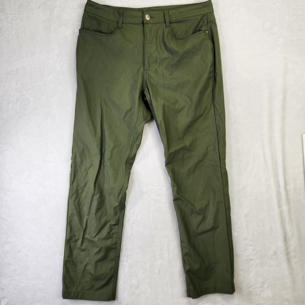 Swiss Tech Mens Olive Branch Green Performance Pants 34x32 SMB38479